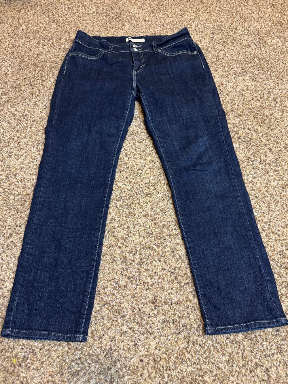 Levi’s 529 Curvy Skinny Leg Jeans Women’s W32 L32 Dark Wash Stretch Denim